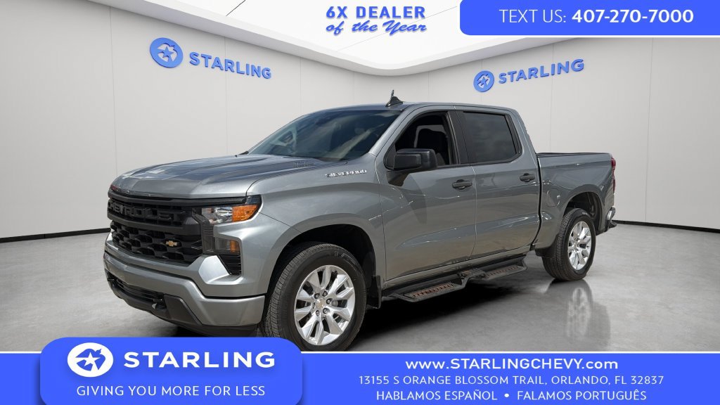 Certified 2025 Chevrolet Silverado 1500 Custom RWD image 1