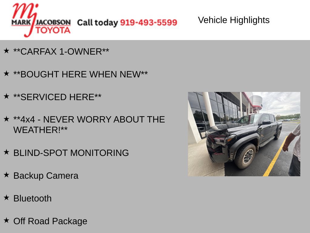 Used 2026 Toyota Tacoma TRD Off-Road AWD/4WD image 6