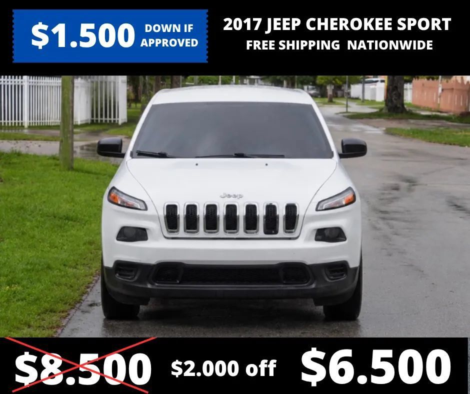 Used 2017 Jeep Cherokee Sport AWD/4WD image 2