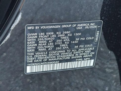 New 2026 Volkswagen Atlas SE AWD/4WD image 16