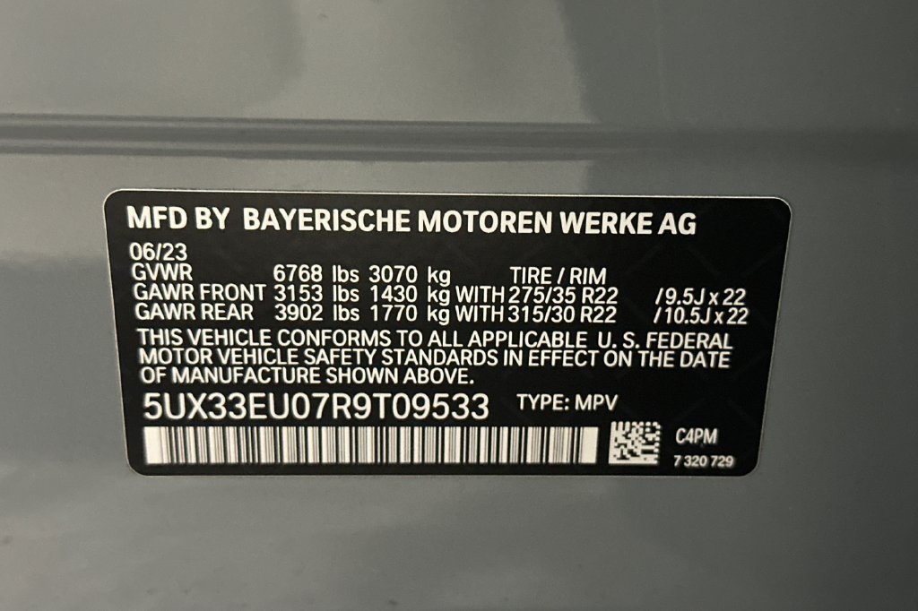 Certified 2024 BMW X5 M60i AWD/4WD image 36