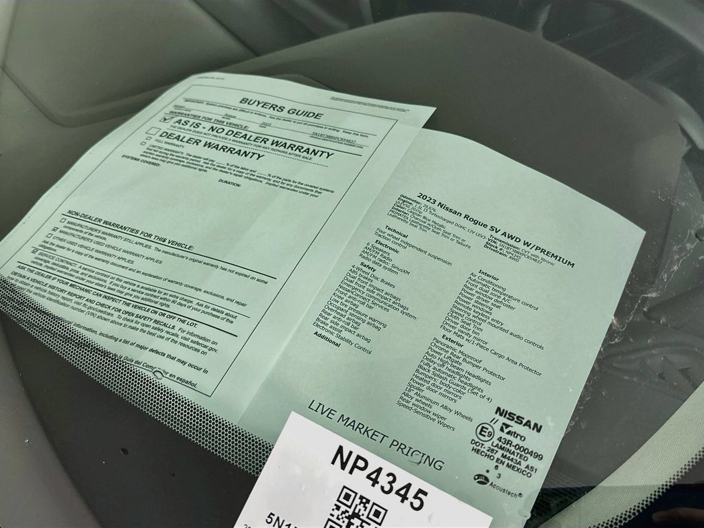 Certified 2023 Nissan Rogue SV w/ SV Premium B Package AWD/4WD image 13