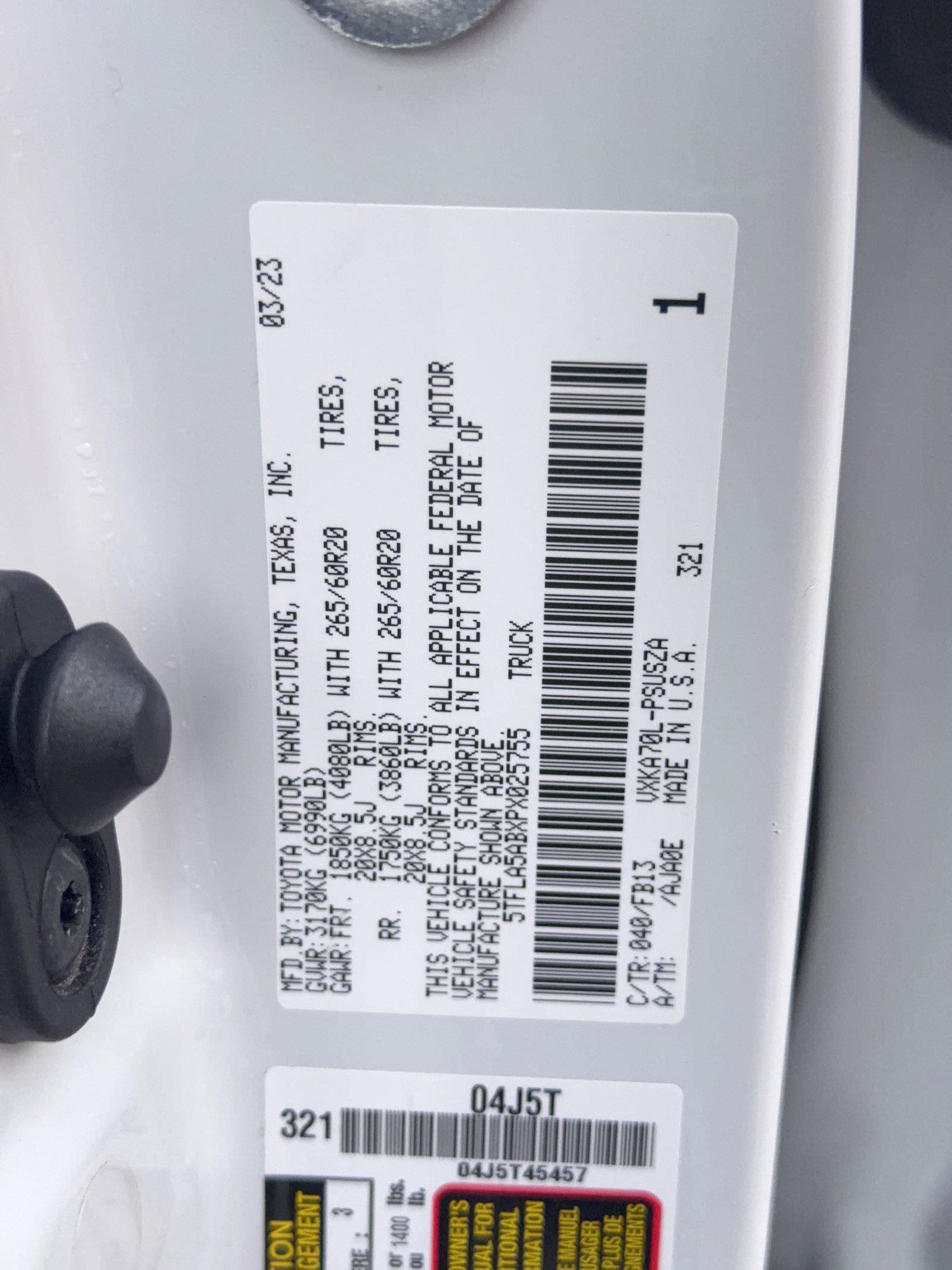 Used 2023 Toyota Tundra SR5 RWD image 32