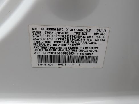 Used 2011 Honda Ridgeline RTL image 36