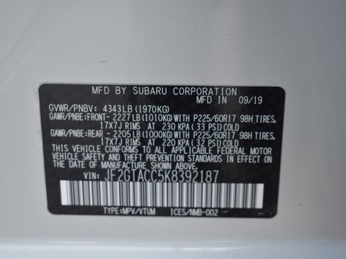 Used 2019 Subaru Crosstrek 2.0i Premium w/ Popular Package #2 image 35