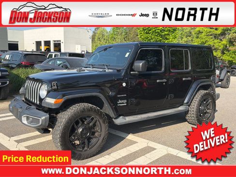 Used 2018 Jeep Wrangler Unlimited Sahara w/ Dual Top Group AWD/4WD image 1