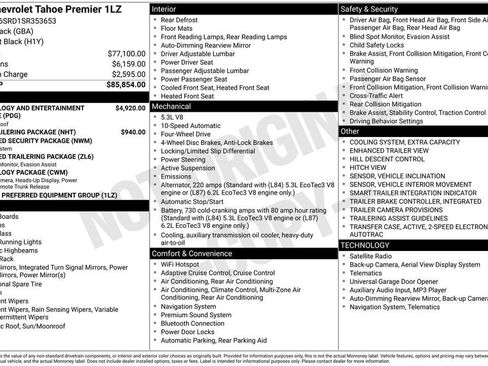 New 2025 Chevrolet Tahoe Premier image 11