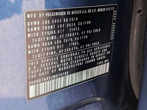 Used 2018 Volkswagen Tiguan S AWD/4WD image 29