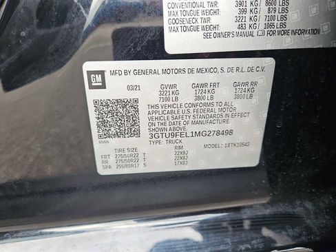 Certified 2021 GMC Sierra 1500 Denali w/ Denali Ultimate Package image 37