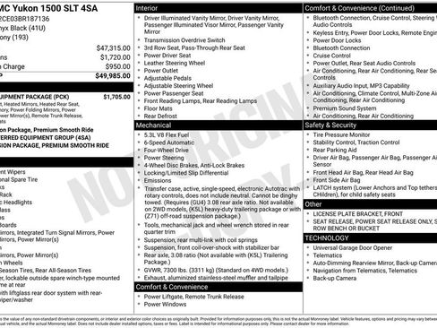 Used 2011 GMC Yukon SLT w/ SLT-2 Equipment Package AWD/4WD image 35