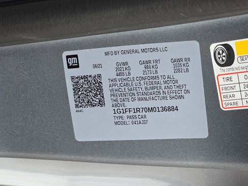 Used 2021 Chevrolet Camaro LT image 39