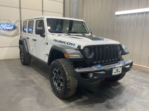 Used 2021 Jeep Wrangler Unlimited Rubicon 4xe w/ Steel Bumper Group AWD/4WD image 1