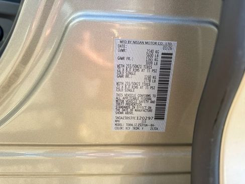 New 2026 Nissan Murano Platinum w/ Cargo Package image 24