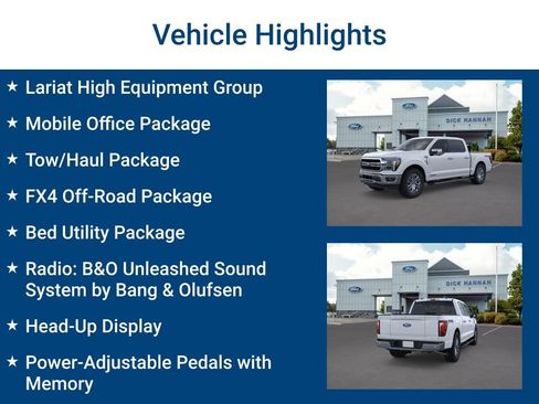 New 2026 Ford F150 Lariat w/ Equipment Group 502A High image 3