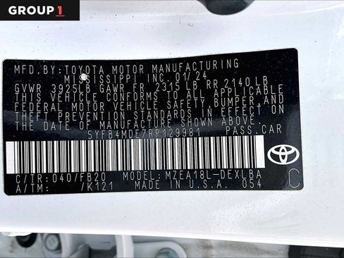 Used 2024 Toyota Corolla LE FWD image 36