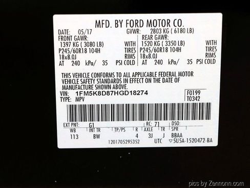 Used 2017 Ford Explorer XLT w/ Equipment Group 202A image 33