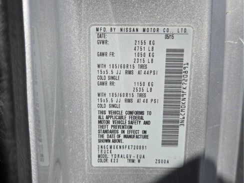 Used 2015 Nissan NV200 FWD image 24
