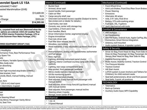 Used 2021 Chevrolet Spark LS image 3