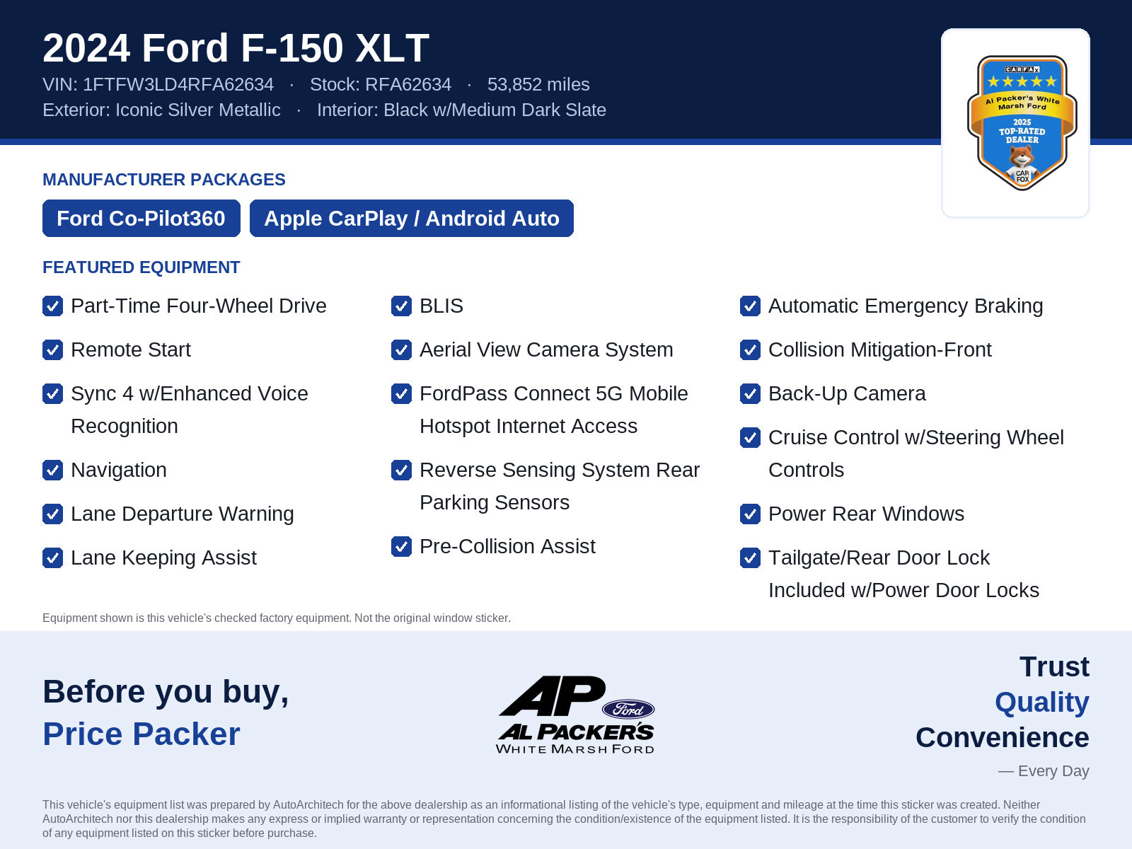 Certified 2024 Ford F150 XLT w/ Mobile Office Package AWD/4WD image 10