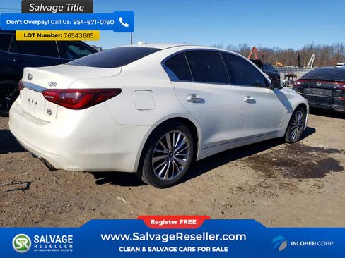 Used 2018 INFINITI Q50 Luxe w/ Essential Package (3.0T Luxe) image 4