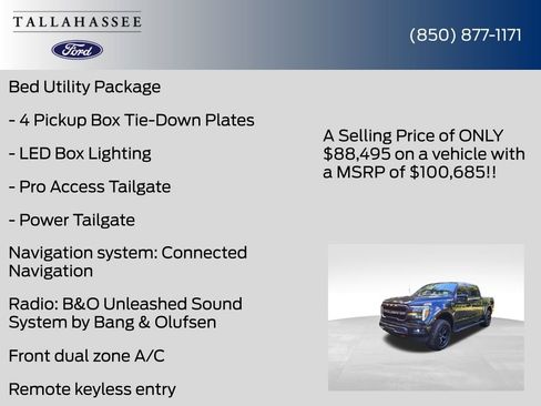 New 2025 Ford F150 Lariat w/ Equipment Group 502A High image 56