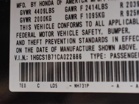 Used 2012 Honda Accord EX image 13