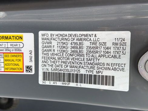 Certified 2025 Honda CR-V LX image 32