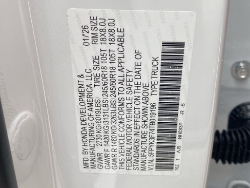 New 2026 Honda Ridgeline TrailSport+ image 19