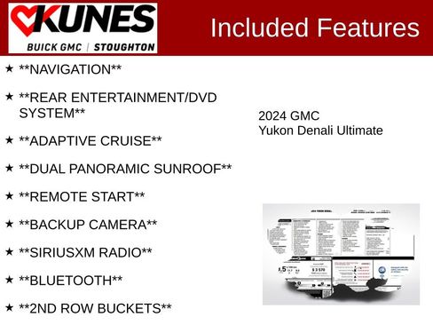 Used 2024 GMC Yukon Denali Ultimate image 2