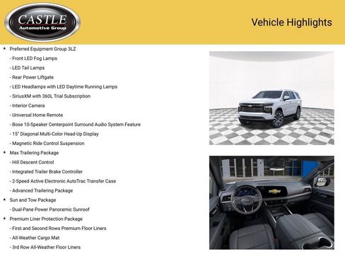 New 2026 Chevrolet Tahoe High Country w/ Sun And Tow Package image 8