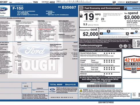 Used 2019 Ford F150 XLT w/ Equipment Group 302A Luxury image 14