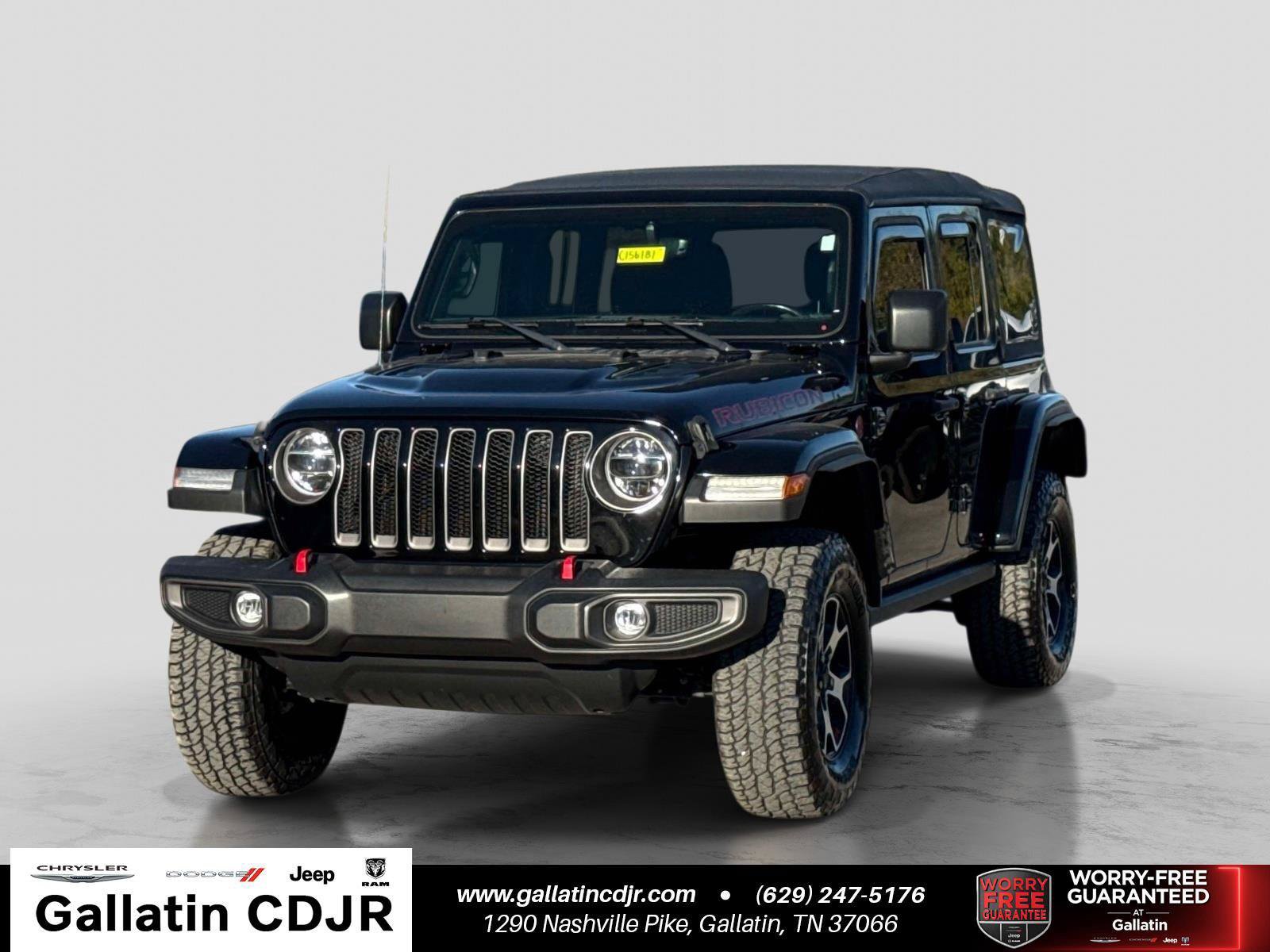 Certified 2022 Jeep Wrangler Unlimited Rubicon w/ LED Lighting Group AWD/4WD image 1