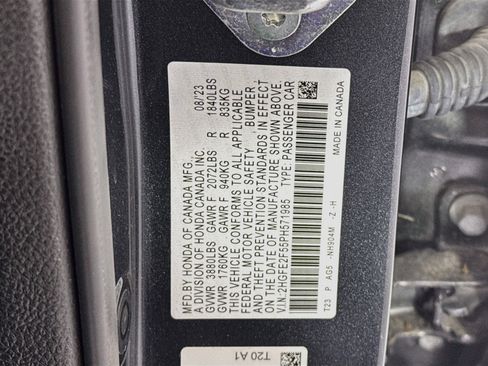 Certified 2023 Honda Civic Sport image 29