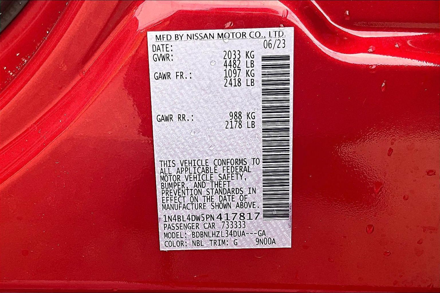 Certified 2023 Nissan Altima 2.5 SV AWD/4WD image 32