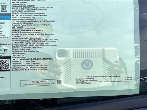 New 2026 Subaru Impreza 2.0i Sport image 20