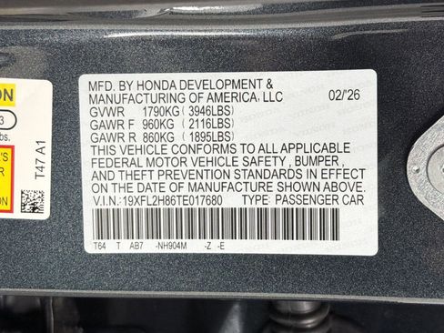 New 2026 Honda Civic Sport image 20