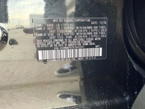 Used 2019 Subaru Ascent Limited w/ Popular Package #3 image 39