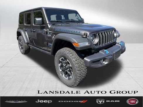 Certified 2025 Jeep Wrangler Unlimited Rubicon 4xe w/ Safety Group image 1