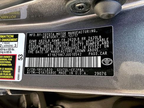 Used 2018 Toyota Camry XSE FWD image 9