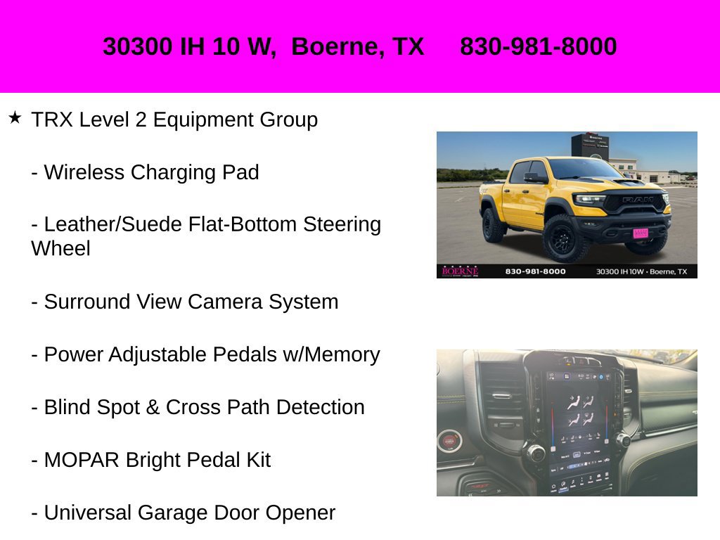Used 2023 RAM 1500 TRX w/ TRX Level 2 Equipment Group AWD/4WD image 36