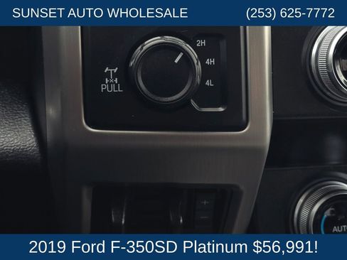 Used 2019 Ford F350 Platinum w/ Platinum Ultimate Package AWD/4WD image 41