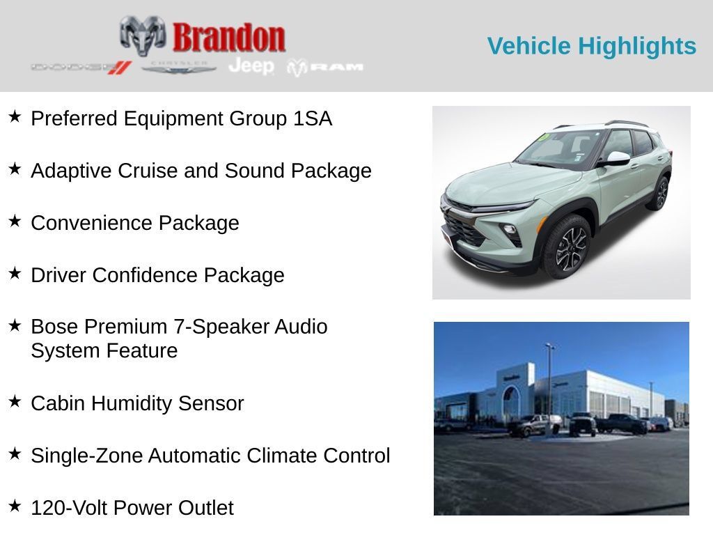 Used 2026 Chevrolet TrailBlazer ACTIV w/ Convenience Package AWD/4WD image 2