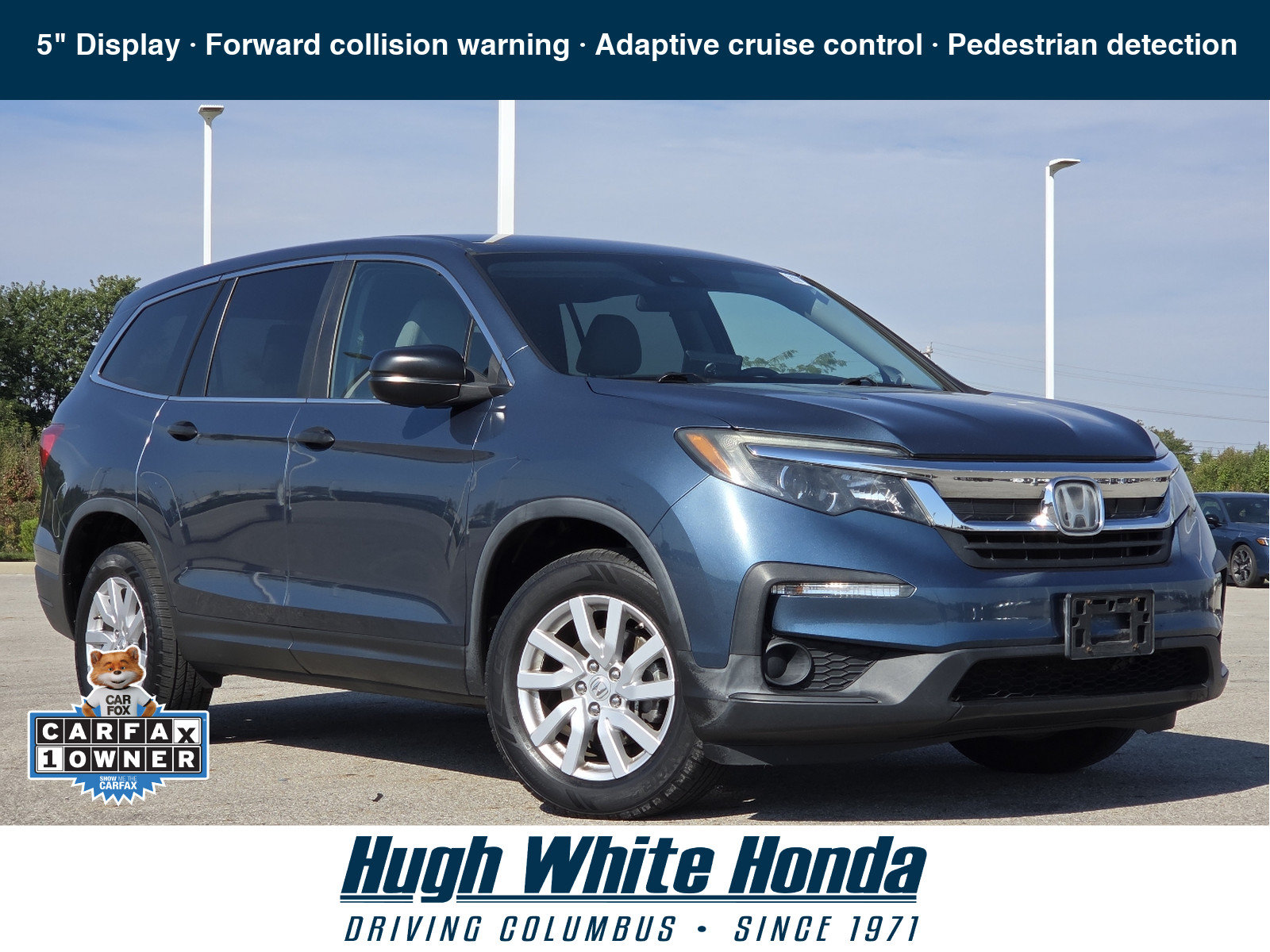 Used 2019 Honda Pilot LX image 1