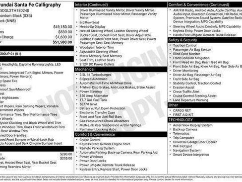 New 2026 Hyundai Santa Fe Calligraphy AWD/4WD image 32