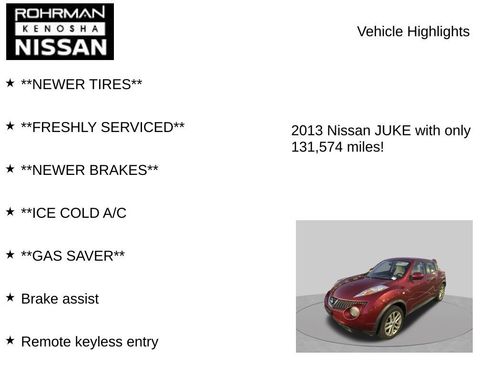 Used 2013 Nissan Juke S AWD/4WD image 7