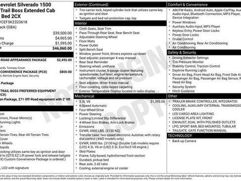 Used 2019 Chevrolet Silverado 1500 Custom Trail Boss image 4