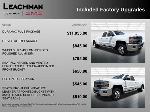 Used 2019 Chevrolet Silverado 3500 4x4 Crew Cab LTZ DRW w/ Duramax Plus Package image 9
