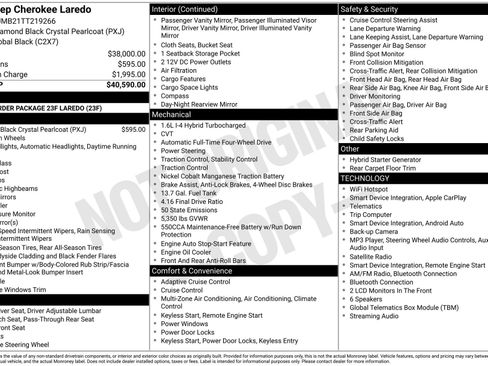 Used 2026 Jeep Cherokee Laredo AWD/4WD image 3