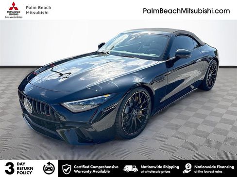 Used 2022 Mercedes-Benz SL 55 AMG 4MATIC w/ Driver Assistance Package image 1