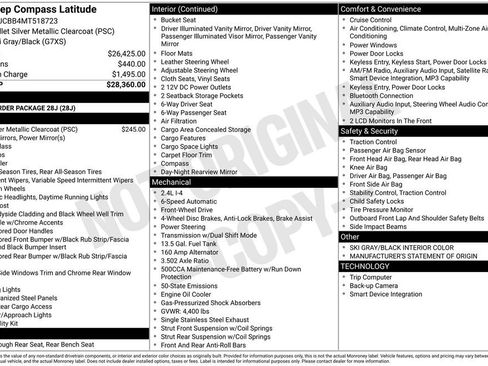Used 2021 Jeep Compass Latitude FWD image 6